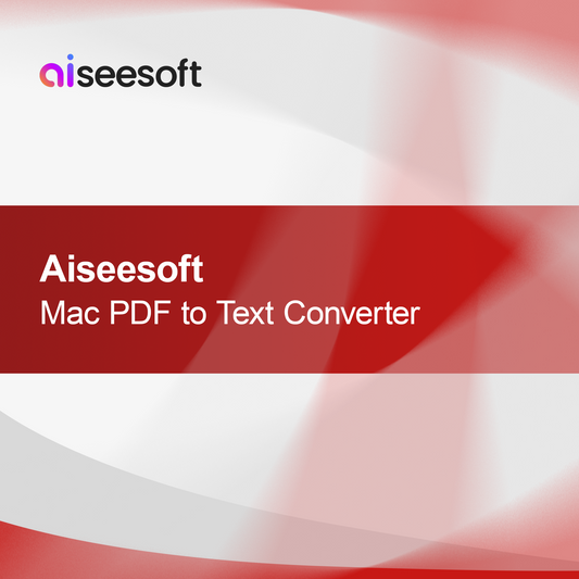 Aiseesoft Mac PDF към текст конвертор