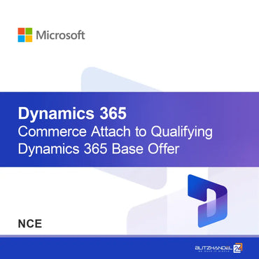 Dynamics 365 Commerce Прикачване към квалифицирана основна оферта Dynamics 365 (NCE)