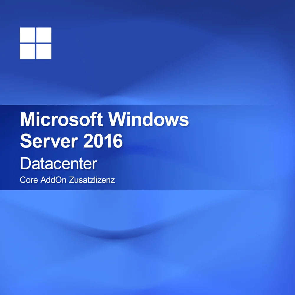 Microsoft Windows Server 2016 Datacenter, Core AddOn допълнителен лиценз