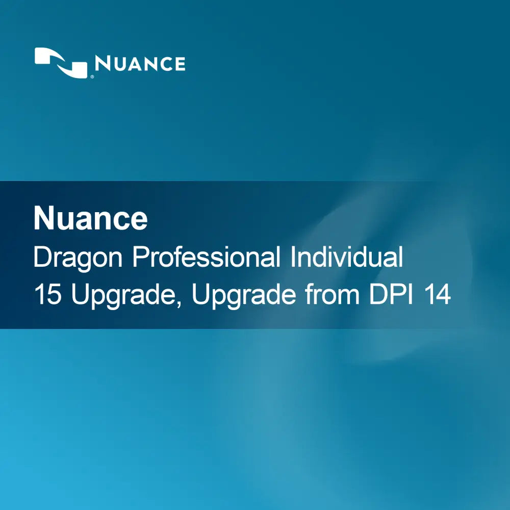 Актуализация Nuance Dragon Professional Individual 15, надграждане от DPI 14