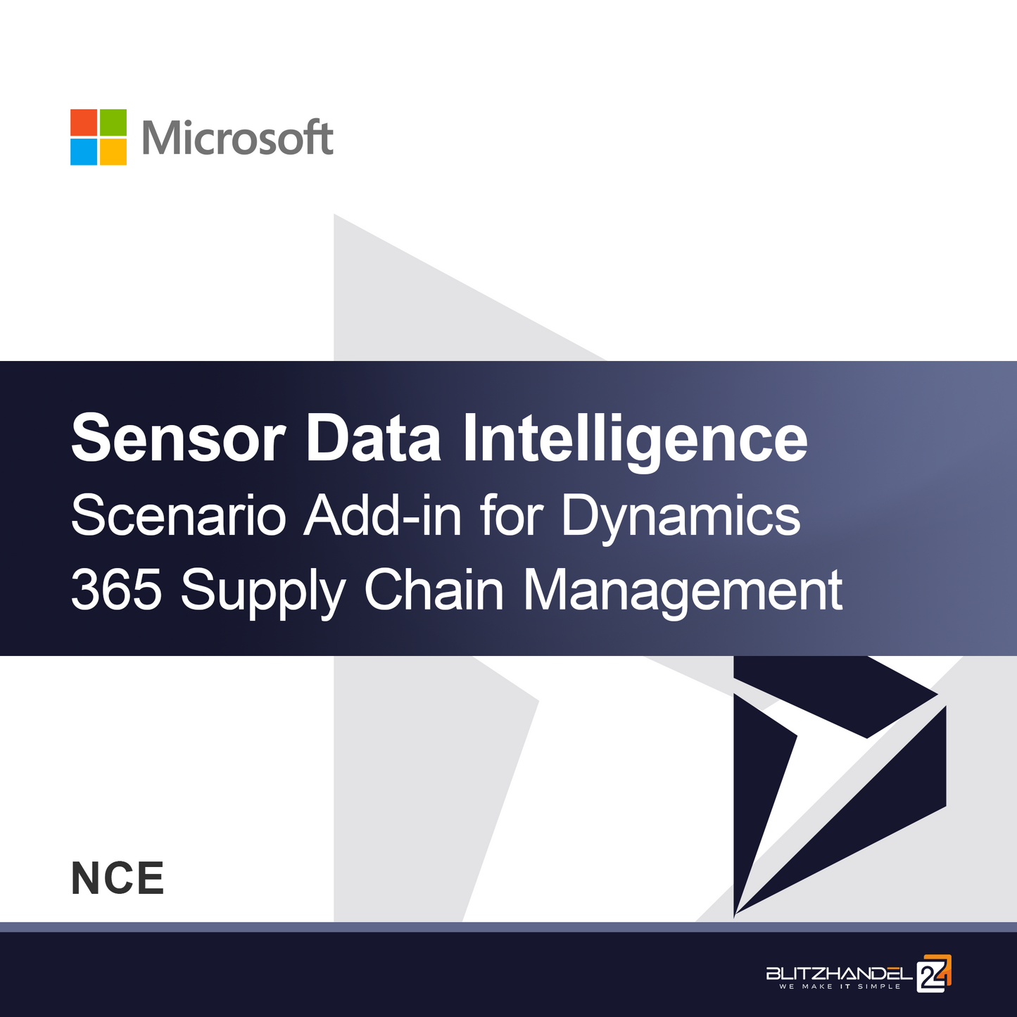 Добавка за сценарий за интелигентност на сензорни данни за Dynamics 365 Supply Chain Management (NCE)