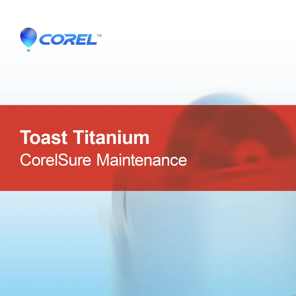 Toast Titanium CorelSure поддръжка