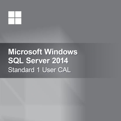 Microsoft SQL Server 2014 Standard 1 потребителски CAL