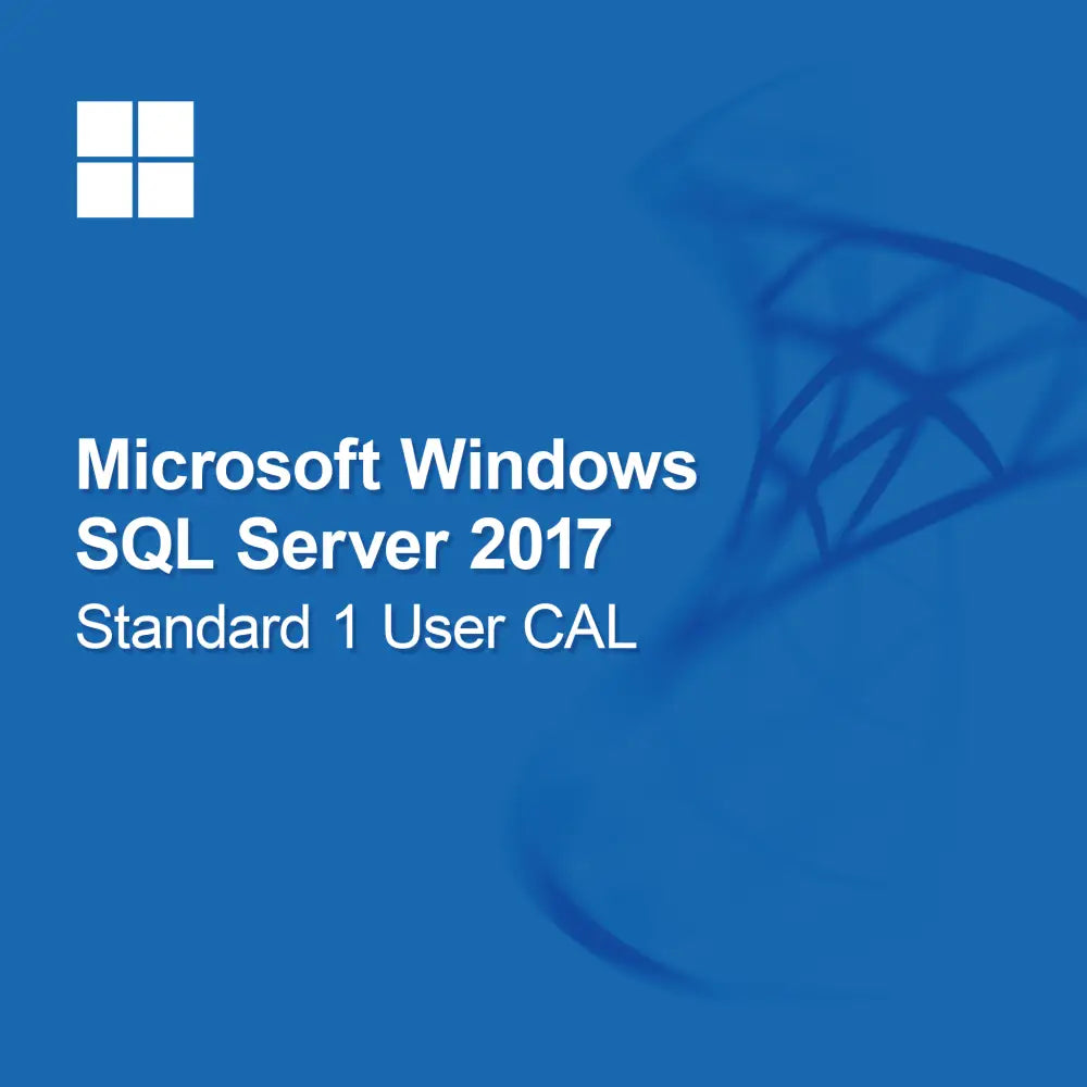 Microsoft SQL Server 2017 Standard, 1 потребителски CAL