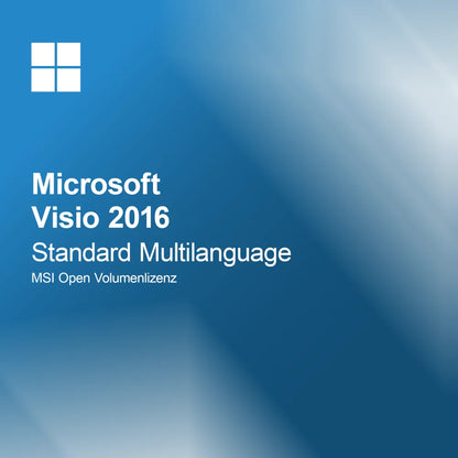 Microsoft Visio 2016 Standard Многоезичен MSI Отворен обемен лиценз